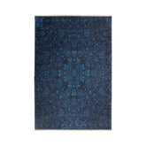 Covor albastru din bumbac si poliester My Azteca 550 Obsession 150x230