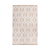 Covor bej nisipiu din bumbac si poliester My Nomad 440 Obsession 120x170