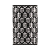 Covor gri antracit din bumbac si poliester My Nomad 440 Obsession 120x170