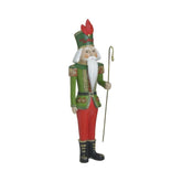 Decoratiune Craciun verde din polirasina Nutcracker 42 cm Inart