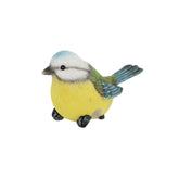 Decoratiune pentru ghiveci, din polirasina, 10 cm, galben/albastru Pitigoi Esschert Design