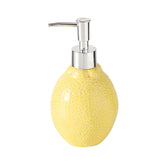 Dispenser ceramic galben pentru sapun lichid Limone Boltze