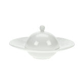 Farfurie adanca alba, cu capac, din portelan Ø21,5 cm Apero Cosy&Trendy