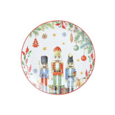 Farfurie multicolora din portelan Nutcracker Ø20 cm Inart