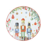 Farfurie multicolora din portelan Nutcracker Ø26 cm Inart