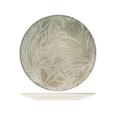 Farfurie verde din portelan Ø20 cm Giungla Cosy&Trendy