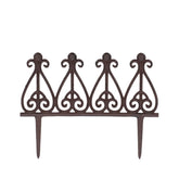 Gard decorativ ruginiu din otel turnat 38x29 cm Esschert Design