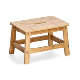 Inaltator tip taburet, maro, din bambus, 25 cm, Foot Step Zeller