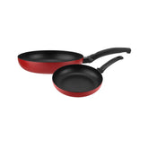 Set 2 tigai din aluminiu extra gros presat, cu dublu strat anti aderent, fara PFOA, Candy Magefesa, 20 si 26 cm diametru