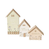 Set 3 decoratiuni
din lemn 22,5 / 15 / 11,5 cm Kamille Boltze