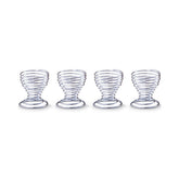 Set 4 suporturi pentru ou, argintii, din metal, Ø5x5,5, Egg Cup Zeller