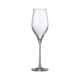 Set de 2 pahare pentru sampanie, transparent, din cristal de Bohemia, 230 ml, Avila Flute