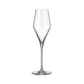 Set de 6 pahare pentru sampanie, transparent, din cristal de Bohemia, 290 ml, Louvre Flute