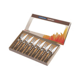 Set tacamuri 12 piese Jumbo Steak maro Tramontina