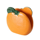 Suport de servetele portocaliu ceramic Orange Boltze