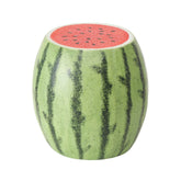 Taburet verde/rosu din plastic Ø45x44 cm Melone Boltze