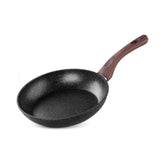 Tigaie din aluminiu cu triplu-strat antiaderent din marmura MagicHome Black Marble Line, 26 cm diametru