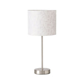 Veioza alba 40 cm din textil si metal Amelie Boltze