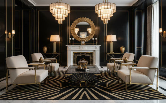 Art Deco, un dans de simetrie, opulență și stil în amenajarea casei