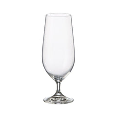 Set 6 pahare de bere din cristal de Bohemia „Martina” - 395 ml