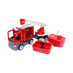 Set masina de pompieri cu 2 pompieri si accesorii MultiGO