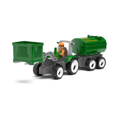 Set tractor cu 2 fermieri si accesorii MultiGO