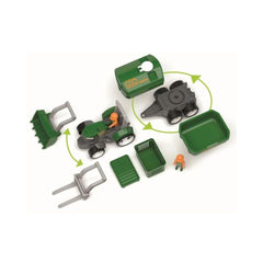 Set tractor cu 2 fermieri si accesorii MultiGO