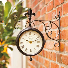 Ceas de perete Stationclock + thermometer Esschert Design