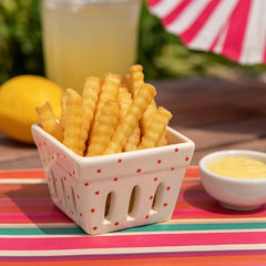 Bol de servire alb din ceramica Lilly Boltze