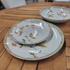 Farfurie portocalie din ceramica Ø26 cm Farfalla Cosy&Trendy