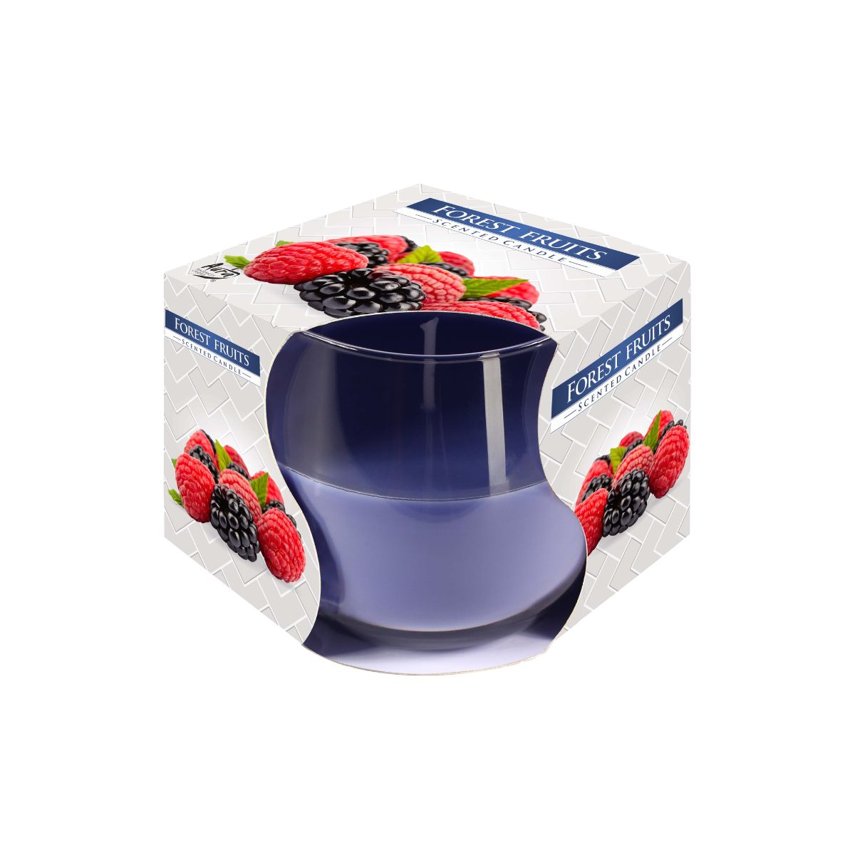 Lumanare parfumata in suport de sticla, aroma fructe de padure Cosy&Trendy