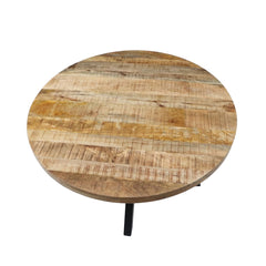 Masa de dining rotunda din lemn de mango Ø120 cm Verena Star Haro
