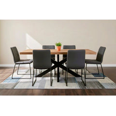 Masa de dining din lemn de mango 180x90 cm Veda Star Haro