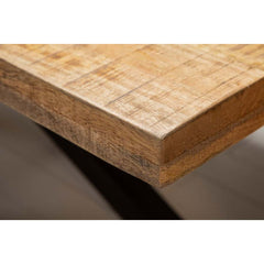 Masa de dining din lemn de mango 180x90 cm Veda Star Haro