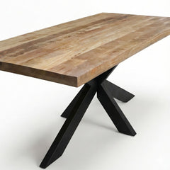 Masa de dining din lemn de mango 180x90 cm Veda Star Haro