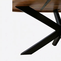 Masa de dining din lemn de mango 180x90 cm Veda Star Haro