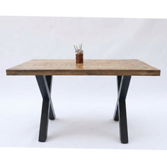 Masa de dining din lemn de mango 160x90 cm Veda X Haro