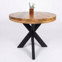 Masa de dining ovala din lemn de mango 180x90 cm Marine Star Haro