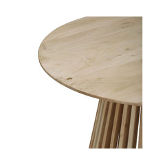 Masa de dining ovala 180x95 cm maro natur din lemn de mango Altamira Haro