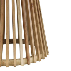 Masa de dining rotunda Ø120 cm maro natur din lemn de mango Altamira Haro