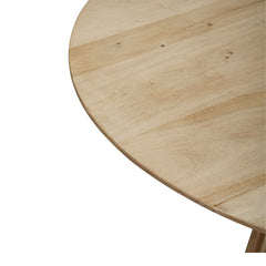 Masa de dining rotunda Ø120 cm maro natur din lemn de mango Altamira Haro