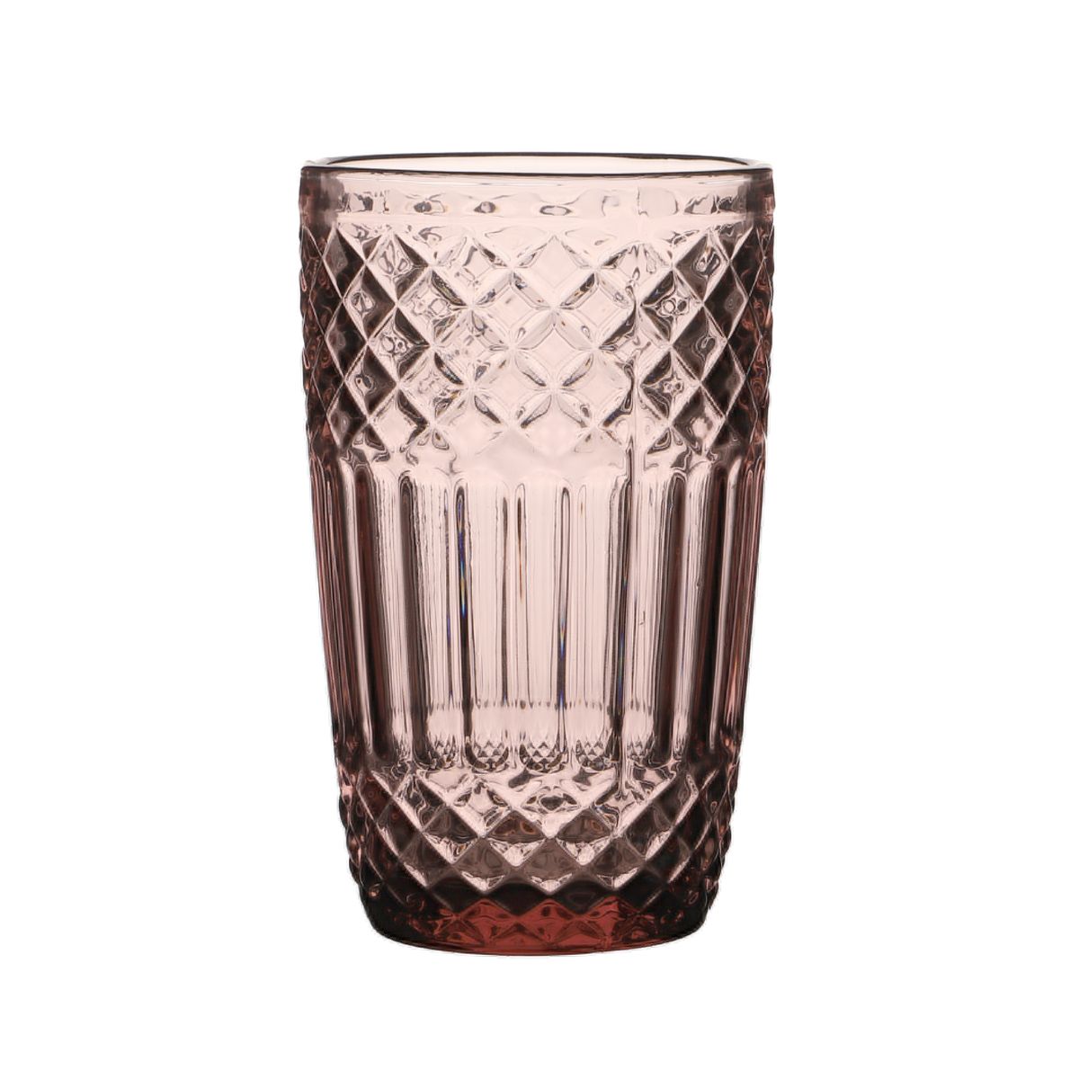 Pahar de apa 380 ml roz din sticla Vitra Urban Living