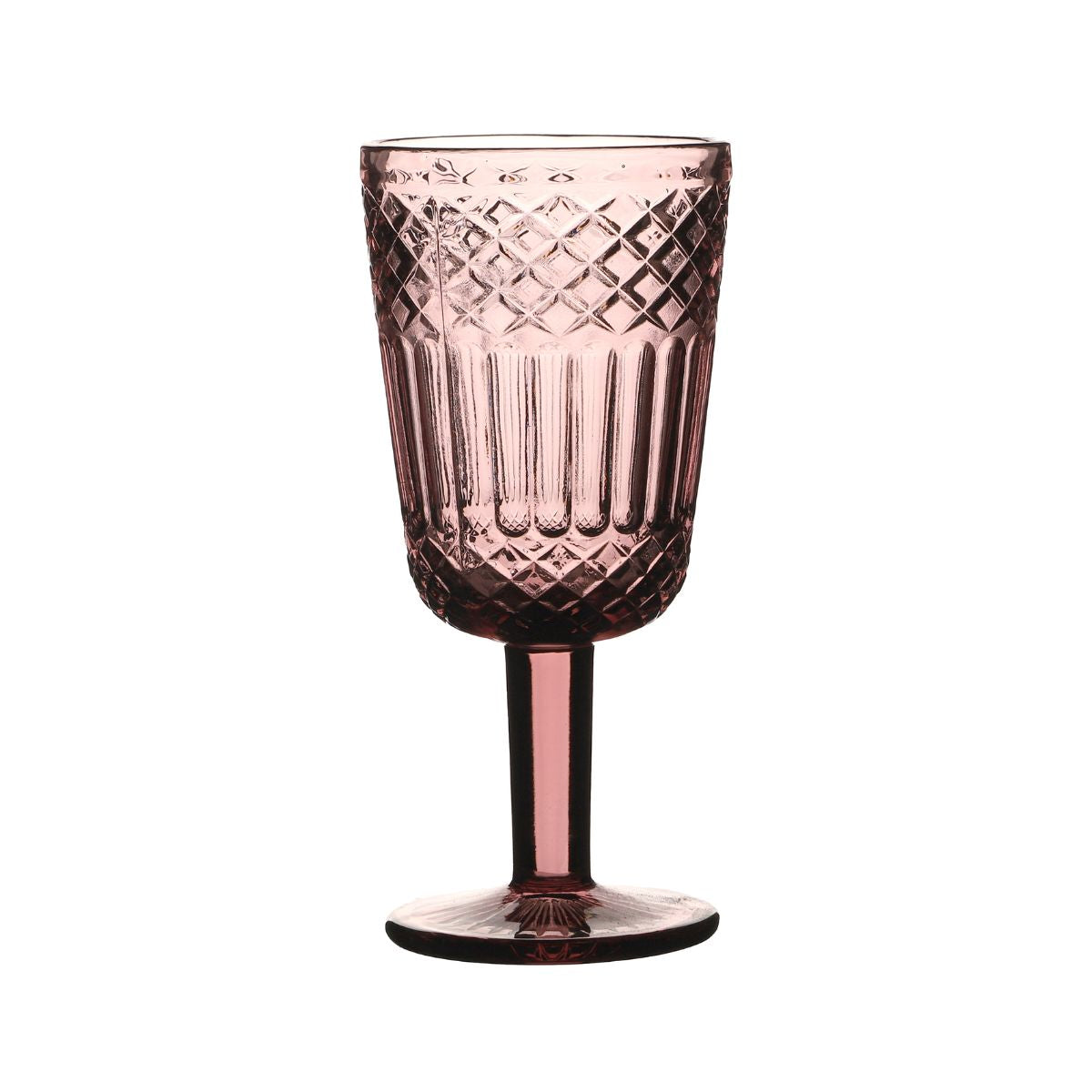 Pahar de vin 300 ml roz din sticla Vitra Urban Living