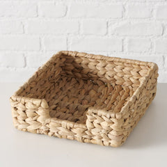 Suport de servetele 22x22x7 cm din fibre naturale Cado Boltze