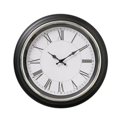 Ceas de perete negru/alb Ø40 cm Baltimore Boltze