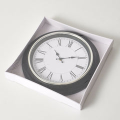 Ceas de perete negru/alb Ø40 cm Baltimore Boltze