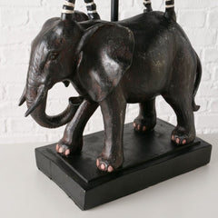 Veioza 64,5 cm neagra din polirasina si plastic Zumo Boltze