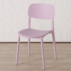 Scaun de bucatarie lila pastel din plastic Primus Boltze