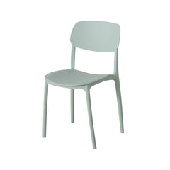 Scaun de bucatarie verde pastel din plastic Primus Boltze