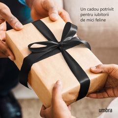 Suport pentru bijuterii, din metal si catifea, Ali Cat Umbra